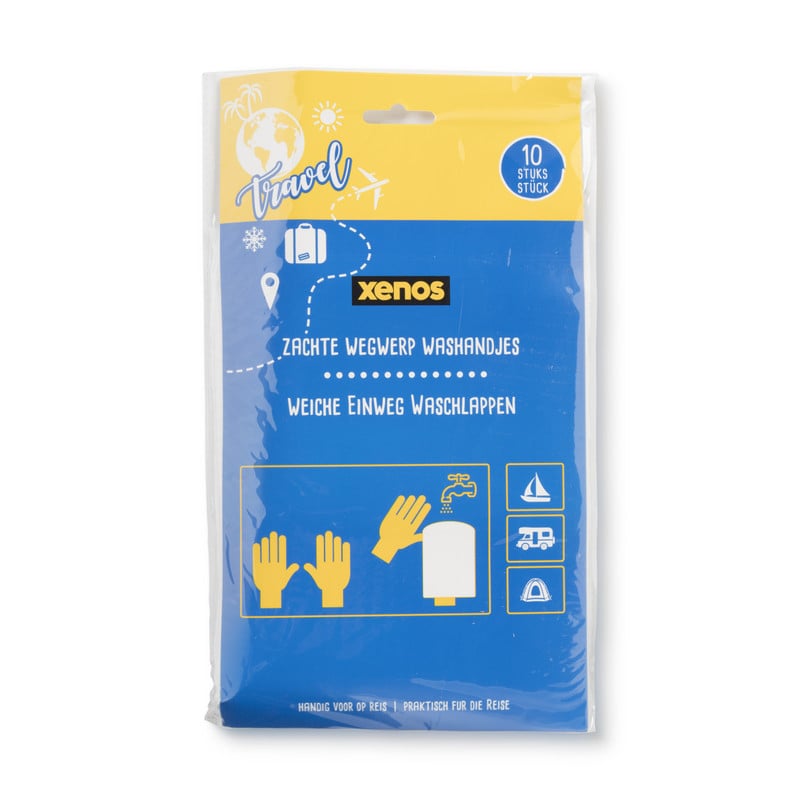 Wegwerp washandjes - set van 10 