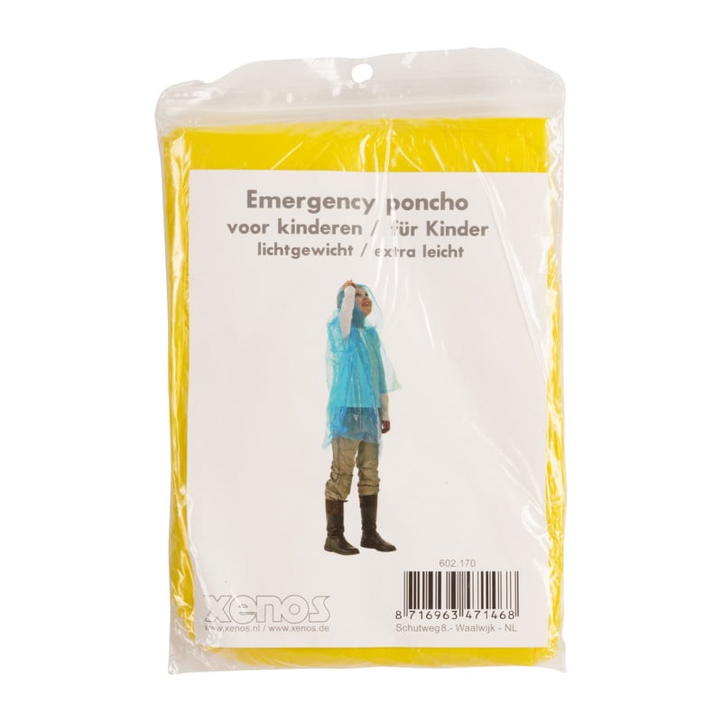 Regenponcho kids - diverse kleuren