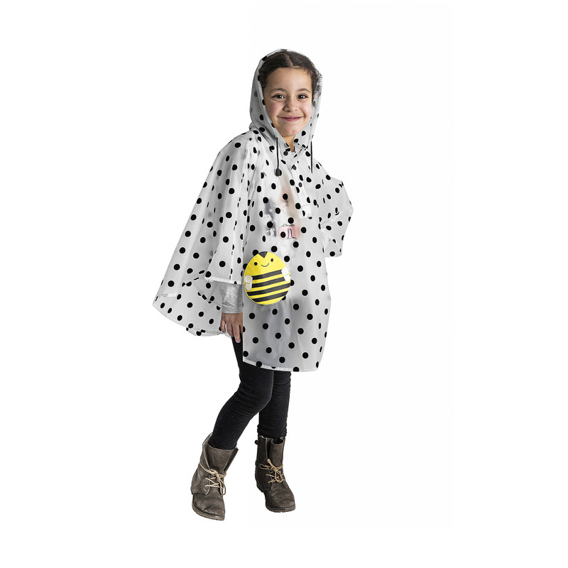 Kinderponcho - bij