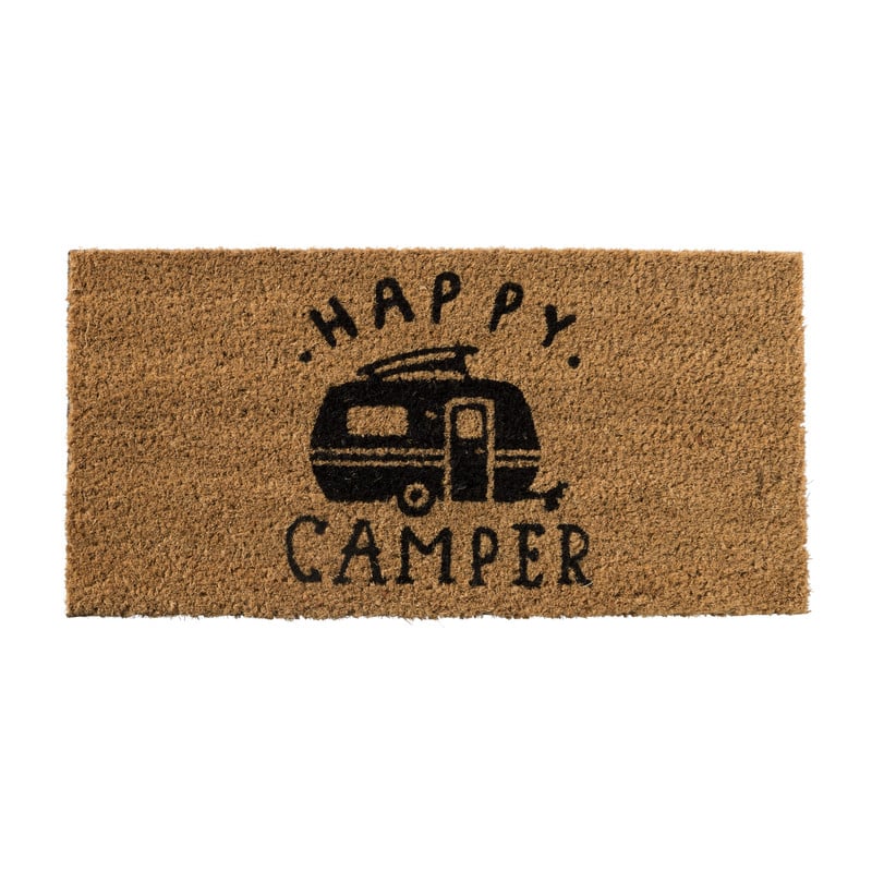 Deurmat happy camper - diverse varianten - 25x50 cm