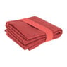 Travel-/sporthanddoek soft - 40x80 cm - rood