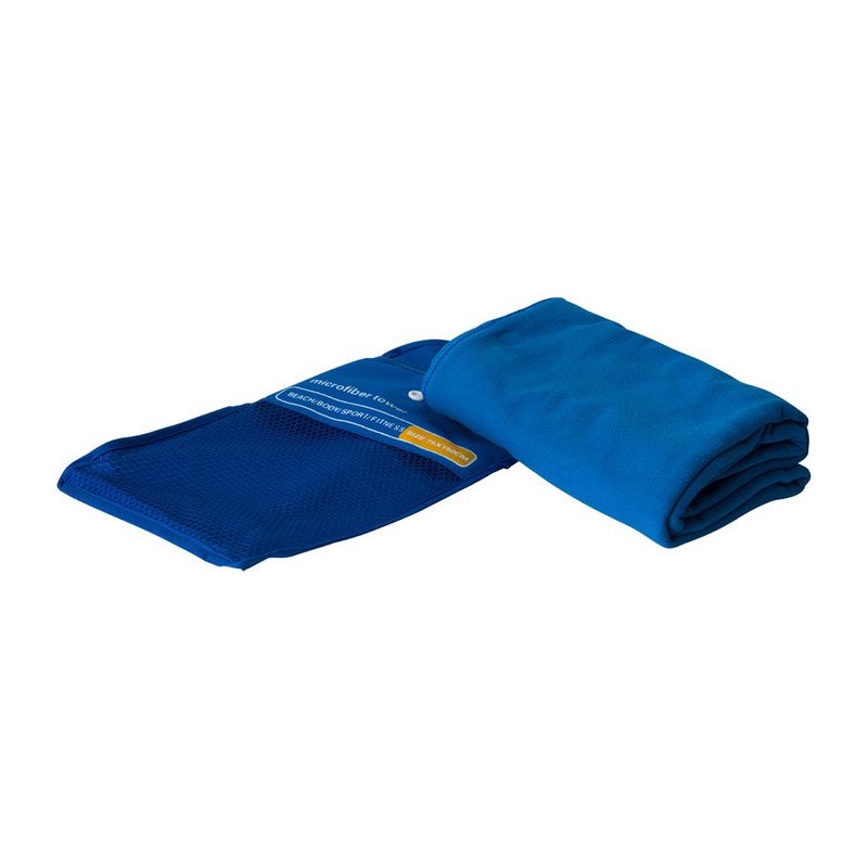 Travel-/sporthanddoek - 75x150 cm - blauw