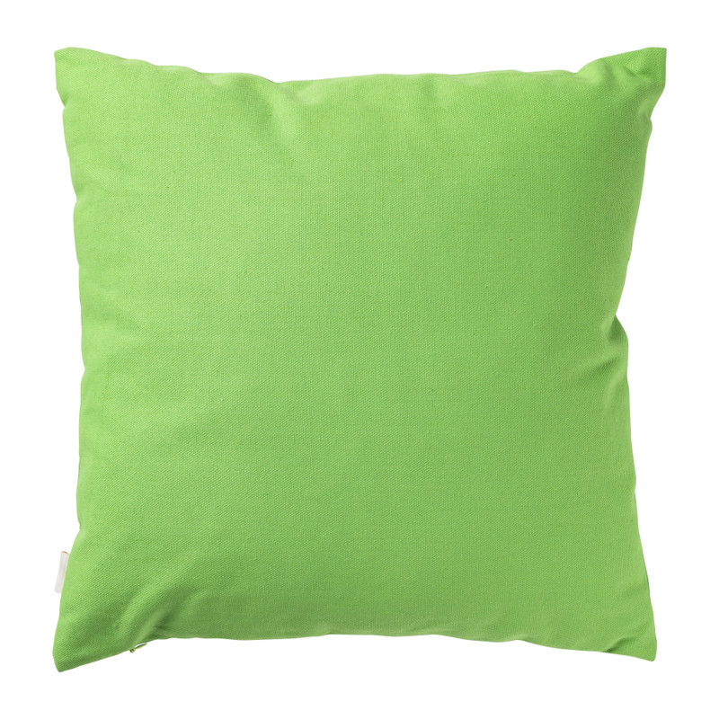 Kussen Happy Camper - groen - 40x40 cm