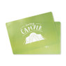 Placemat happy camper - groen - 42x29.5 cm