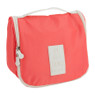 Toilettas met haak - rood - 22x13x19 cm