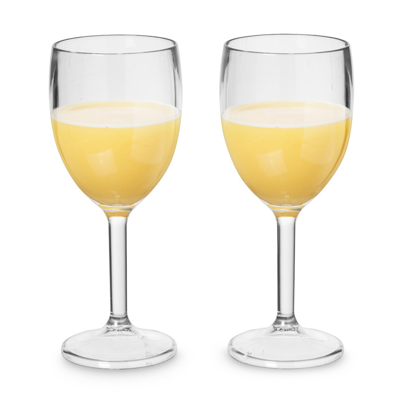 Kunststof wijnglas - set van 2