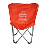 Campingstoel - rood - 72x60x80 cm