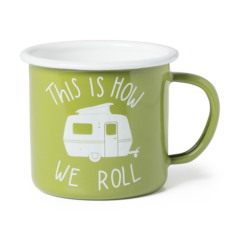 Beker This Is How We Roll - Groen - 350 ml