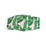 Mondkapje print leaves - roze