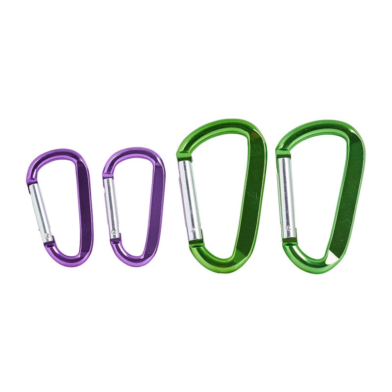 Karabijnhaken -set van 4