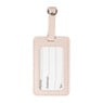 Bagagelabel - roze - 10.5x6.5x0.2 cm