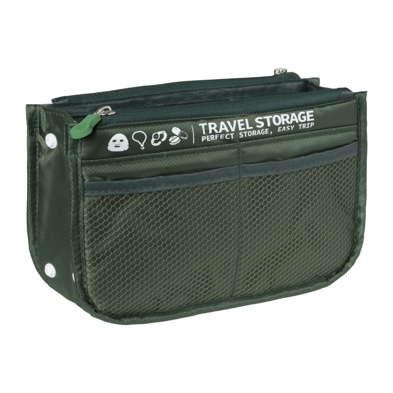 Koffer organizer - groen- 23.5x7x14 cm 