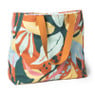Strandtas blad print - multikleur - 45x19x42 cm
