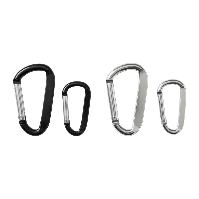 Karabijnhaken - set van 4 