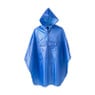 Travel poncho blauw