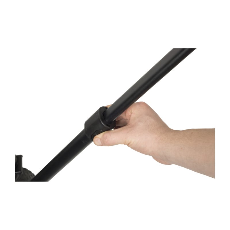 Opvouwbare bolderkar - zwart - 103x54x108 cm 
