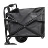 Opvouwbare bolderkar - zwart - 103x54x108 cm 