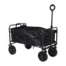 Opvouwbare bolderkar - zwart - 103x54x108 cm 