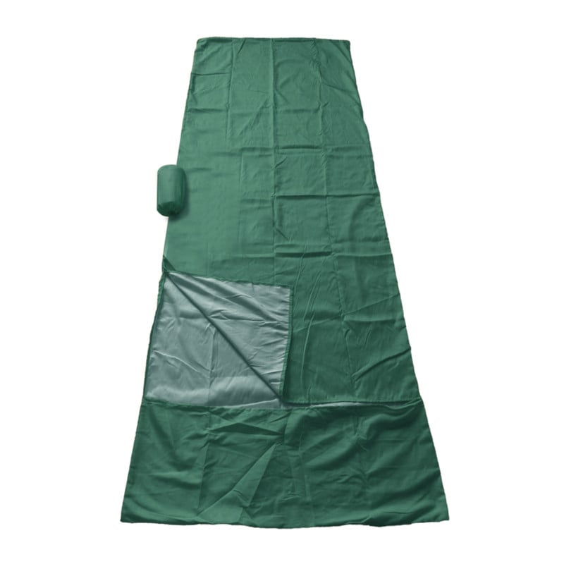 Lakenzak - groen - polyester - 80x220 cm