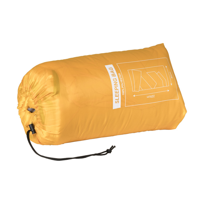 Slaapzak - oranje - polyester - 80x220 cm