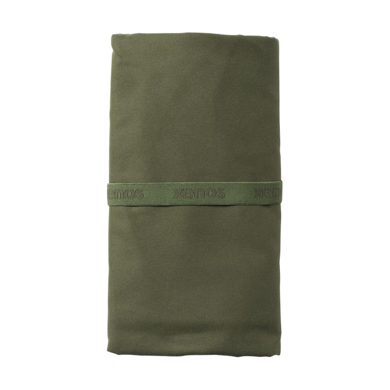 Travel/sporthanddoek - groen - 175x110 cm