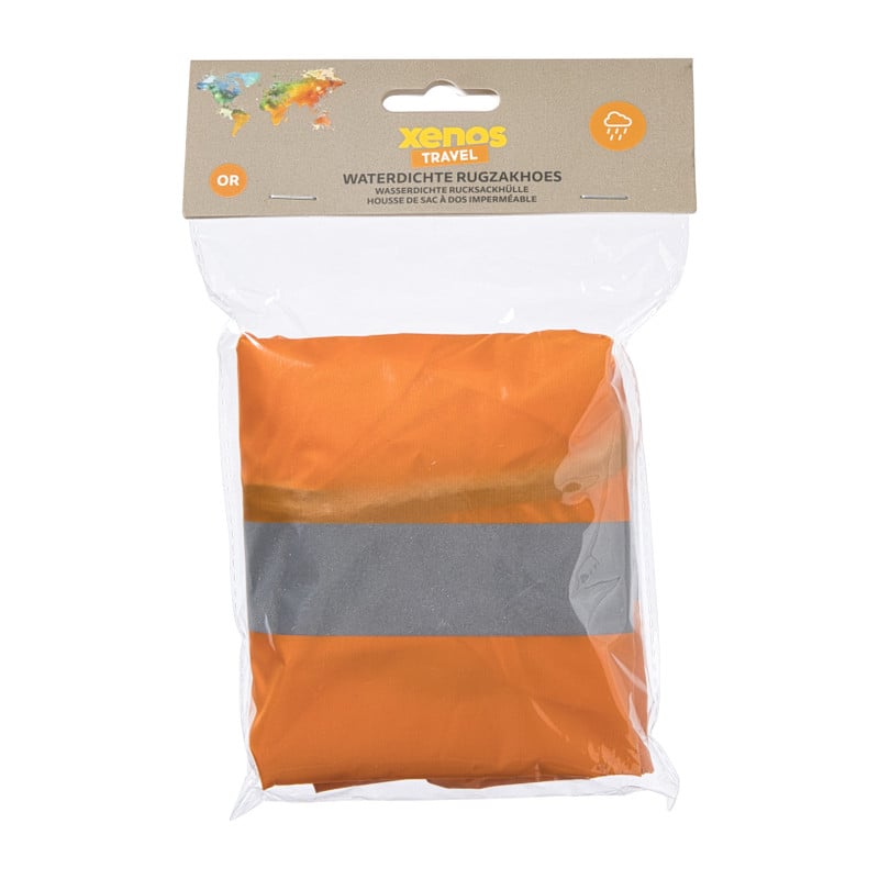 Waterdichte rugzakhoes - oranje - 30-40 liter