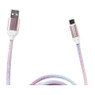 Oplaadkabel USB naar USB-C - 2 meter - regenboog
