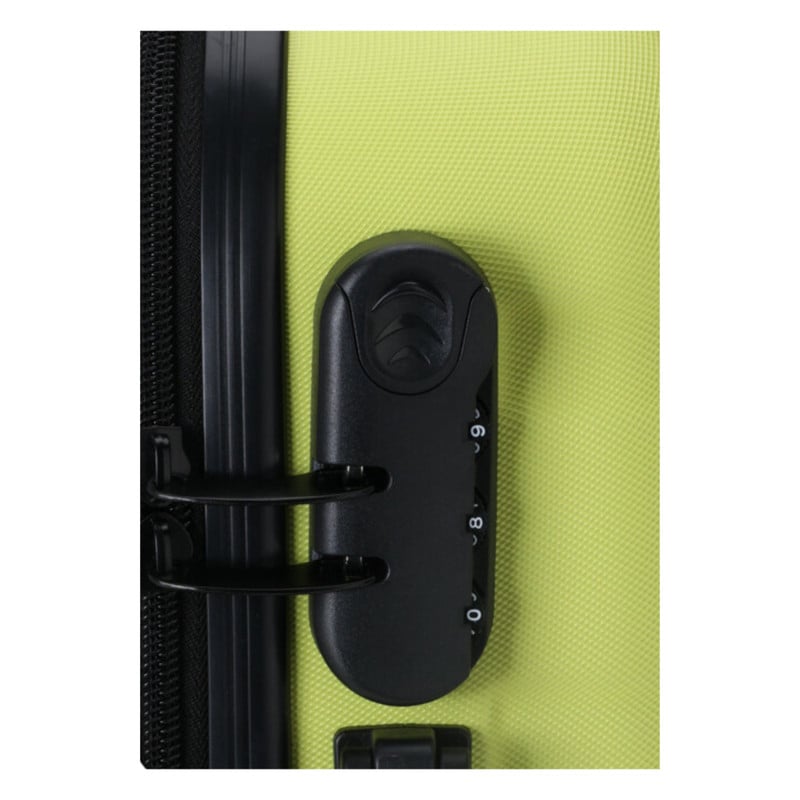 Handbagage koffer - groen - 32 liter - 55x38x21.5 cm