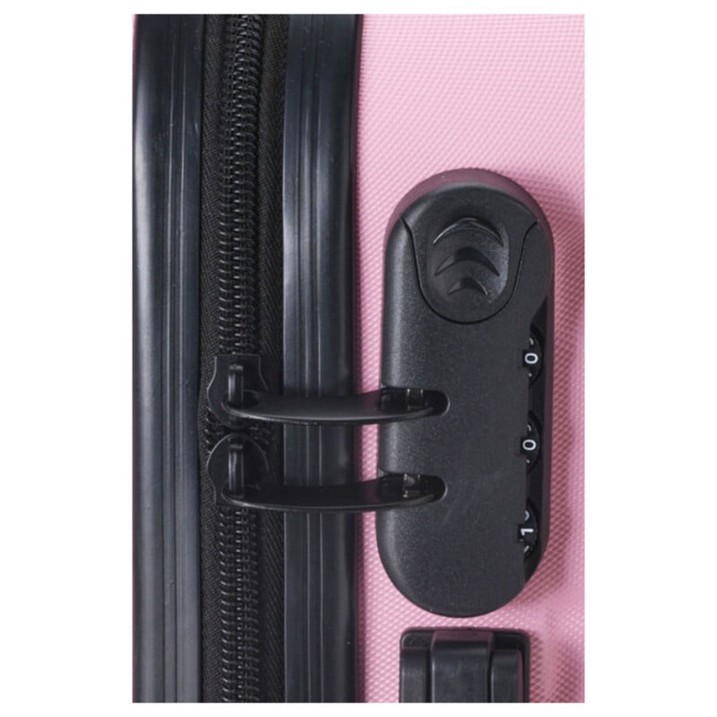 Handbagage koffer - lichtroze - 32 liter - 55x38x21.5 cm