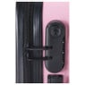 Handbagage koffer - lichtroze - 32 liter - 55x38x21.5 cm
