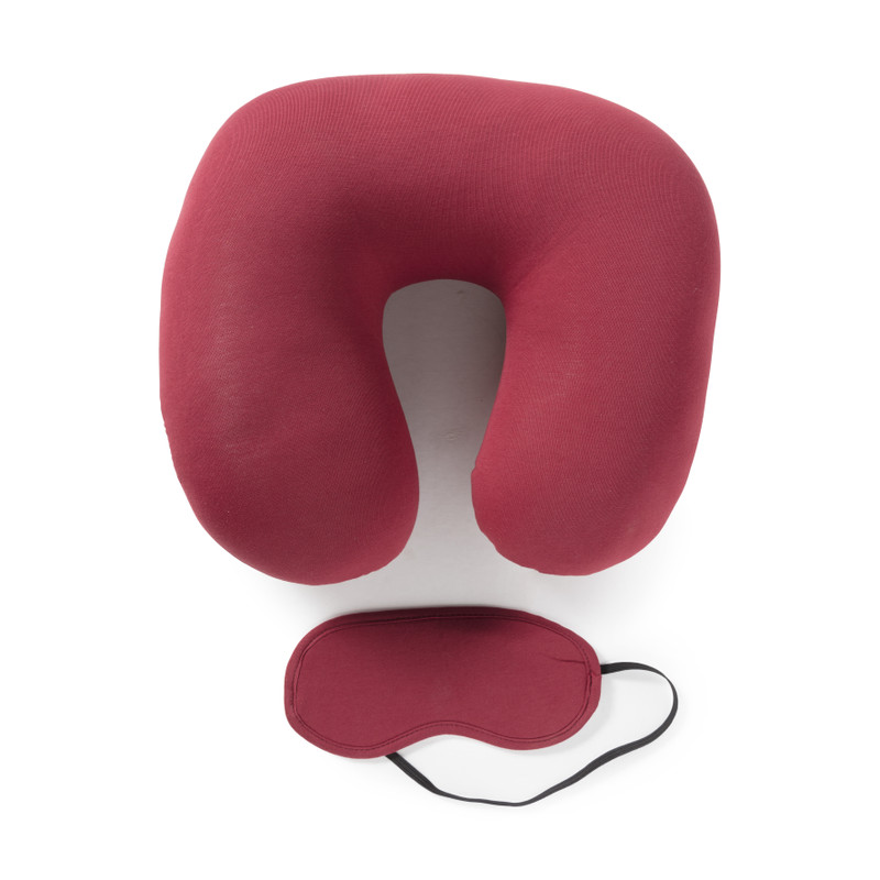 Nekkussen + oogmasker - rood