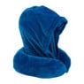 Nekkussen + capuchon - blauw