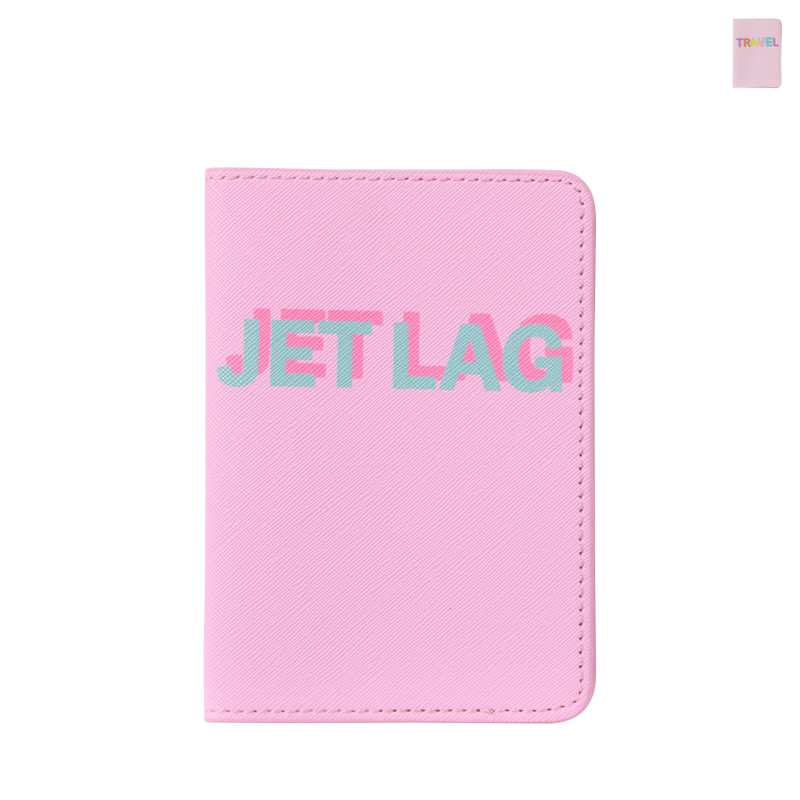 Paspoort hoes - roze/oranje - 20x14.5 cm - diverse varianten