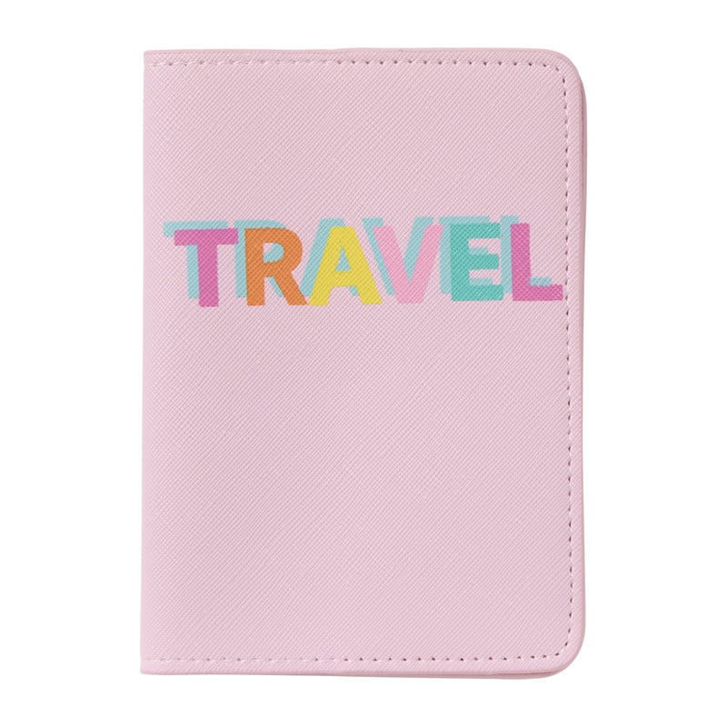 Paspoort hoes - roze/oranje - 20x14.5 cm - diverse varianten