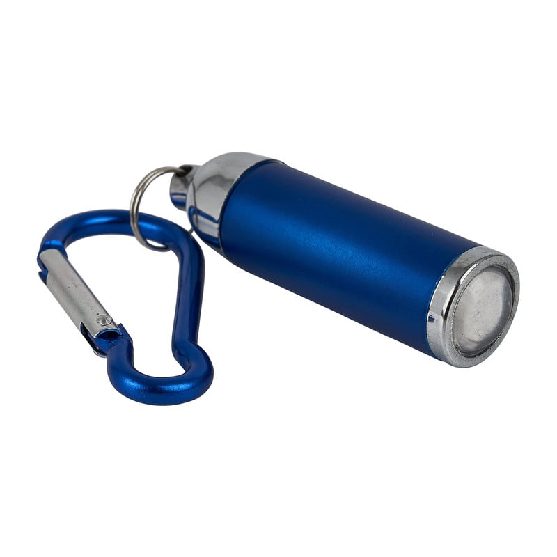 Mini zaklamp aan karabijnhaak