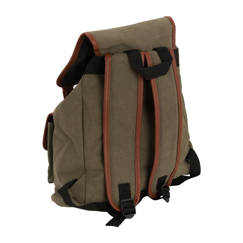 Rugzak canvas - groen