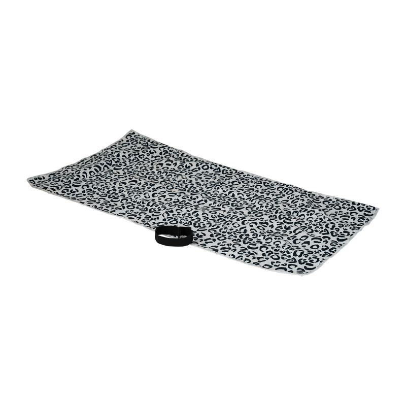 Travel-/sport handdoek leopard - 80x40 cm