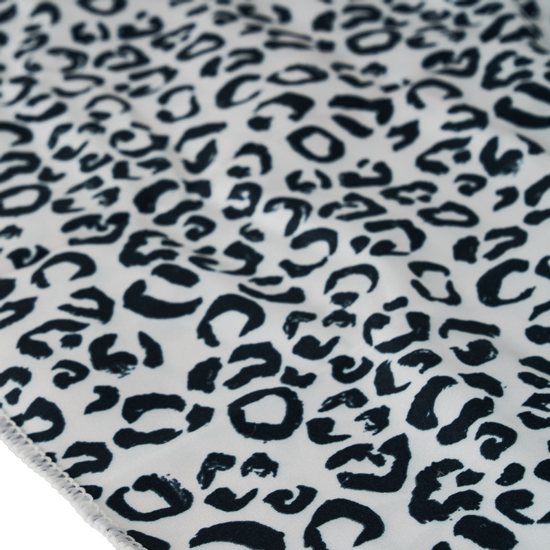 Travel-/sport handdoek leopard - 80x40 cm