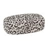Lenzendoosje met spiegel - leopard - 8,5x5x3 cm