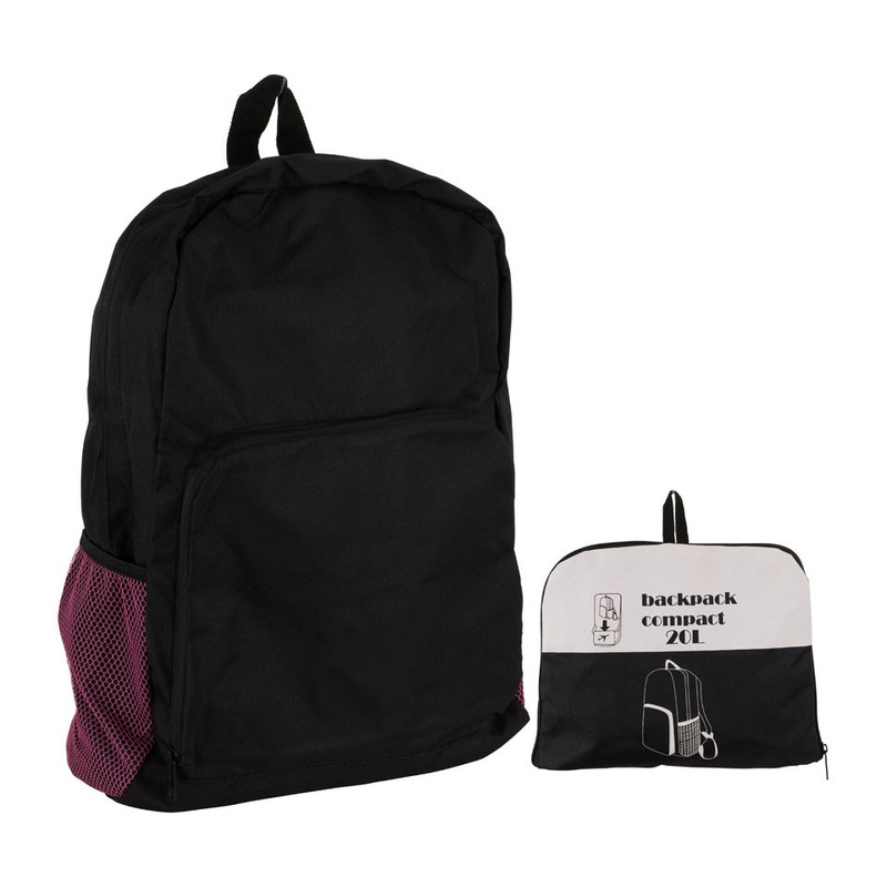 Rugzak compact - 20 liter - zwart