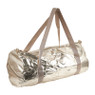 Weekendtas opvouwbaar - goudkleurig - 50x25 cm