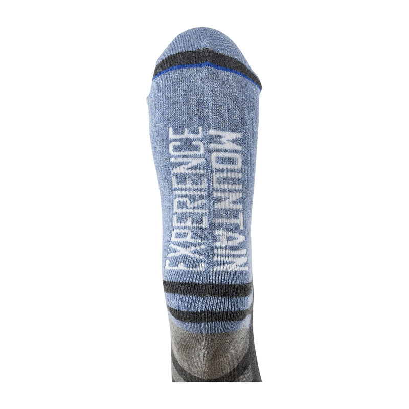 Ski sokken mountain - blauw - maat 38-41