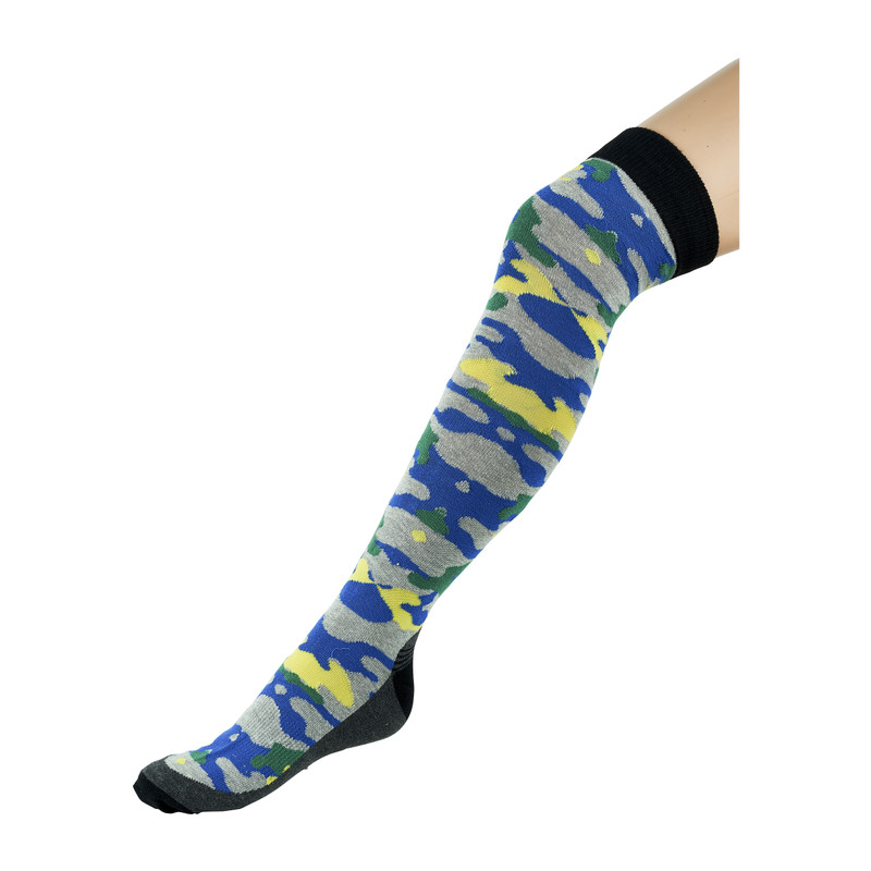 Ski sokken army - blauw - maat 42-46