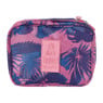 Toilettas met haak - roze - 20x15x6 cm