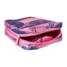 Toilettas met haak - roze - 20x15x6 cm