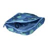 Toilettas met haak - blauw - 20x20x6 cm 