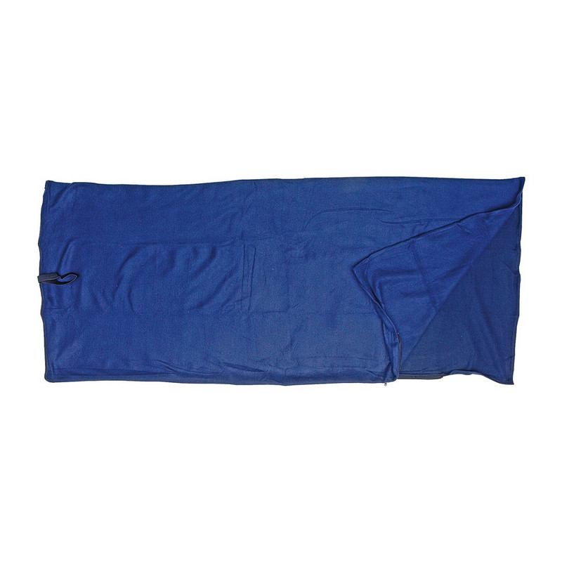 Slaapzak fleece - 190x80 cm - donkerblauw