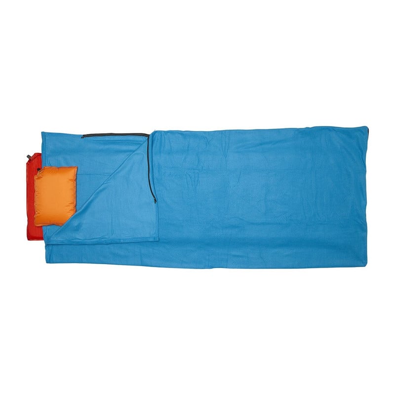 Slaapzak fleece - 190x80 cm - lichtblauw