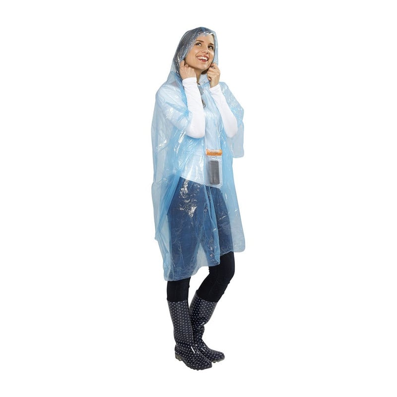 Emergency poncho - blauw