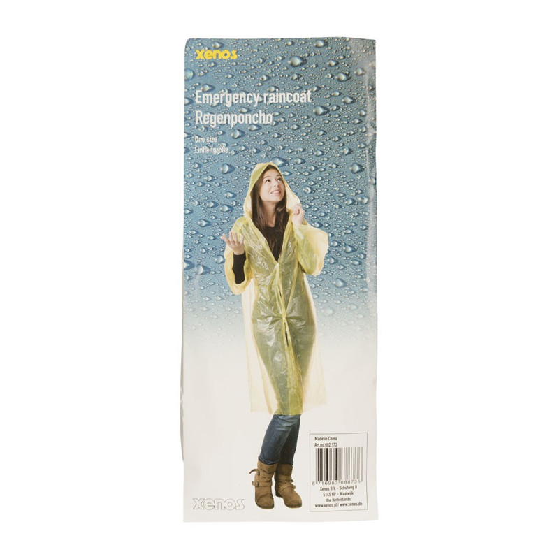 Emergency regenjas - transparant